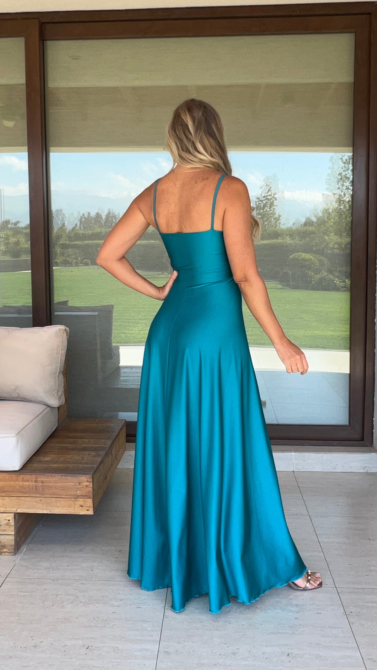 Vestido Amanda Dupont Turquesa