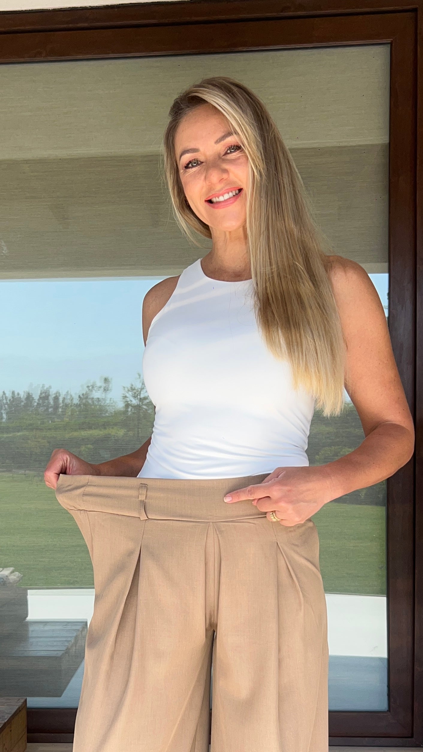 Pantalón Sastrero Taupé