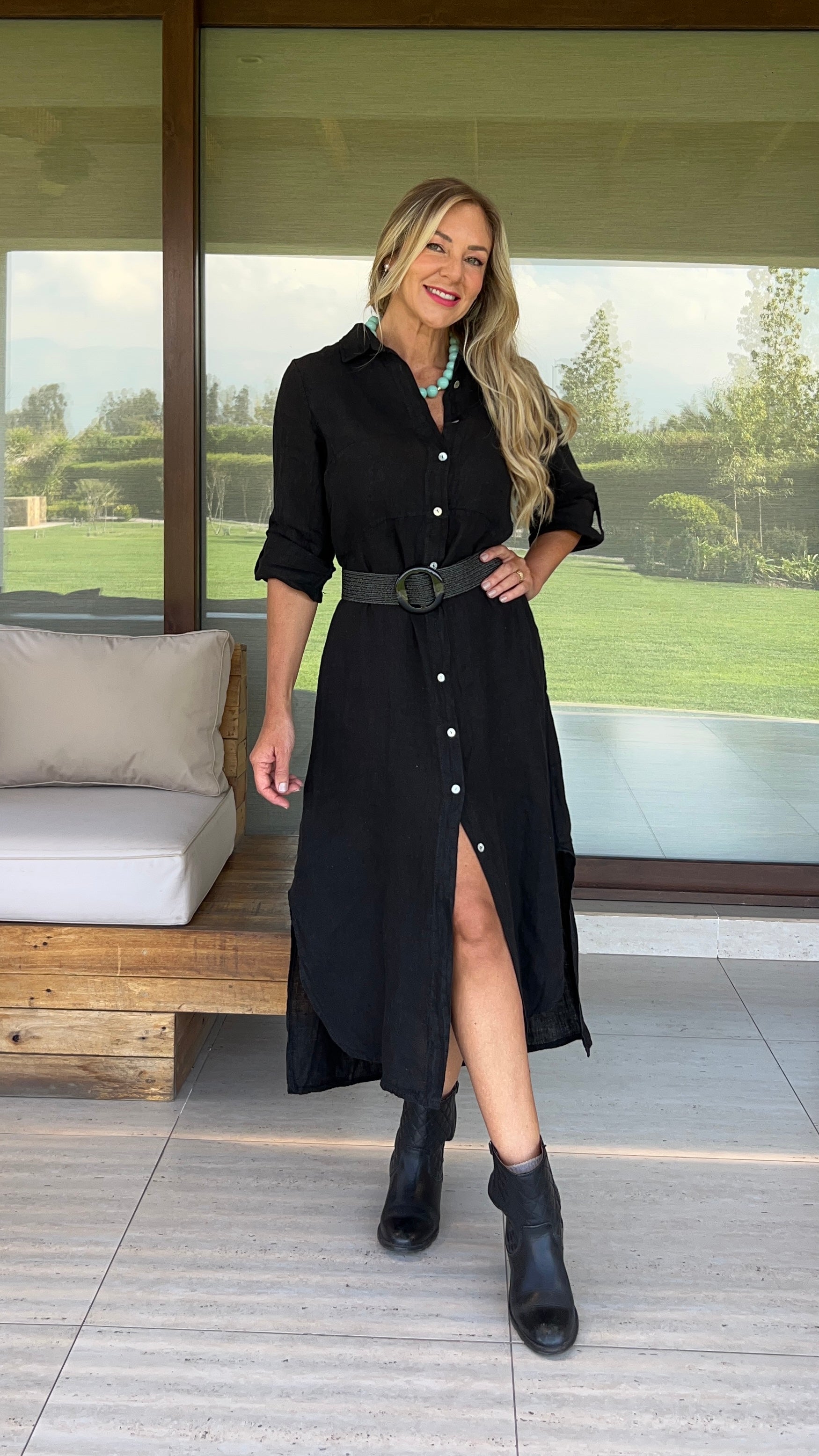 Vestido Camisola Negro