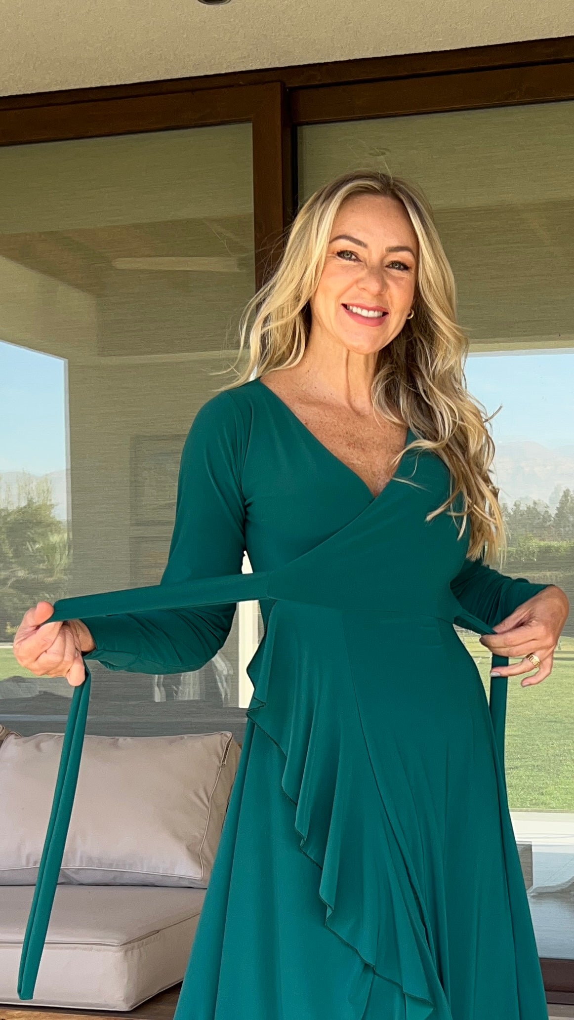 Vestido Emma Verde Esmeralda