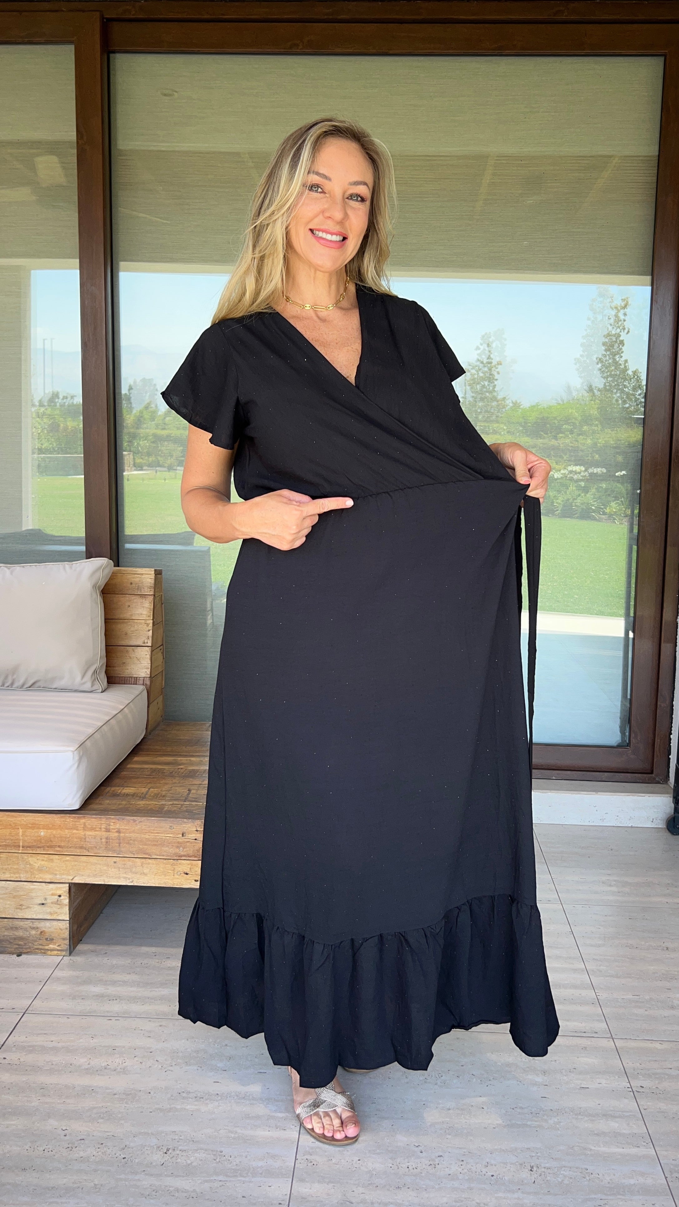 Vestido Magnolia Negro