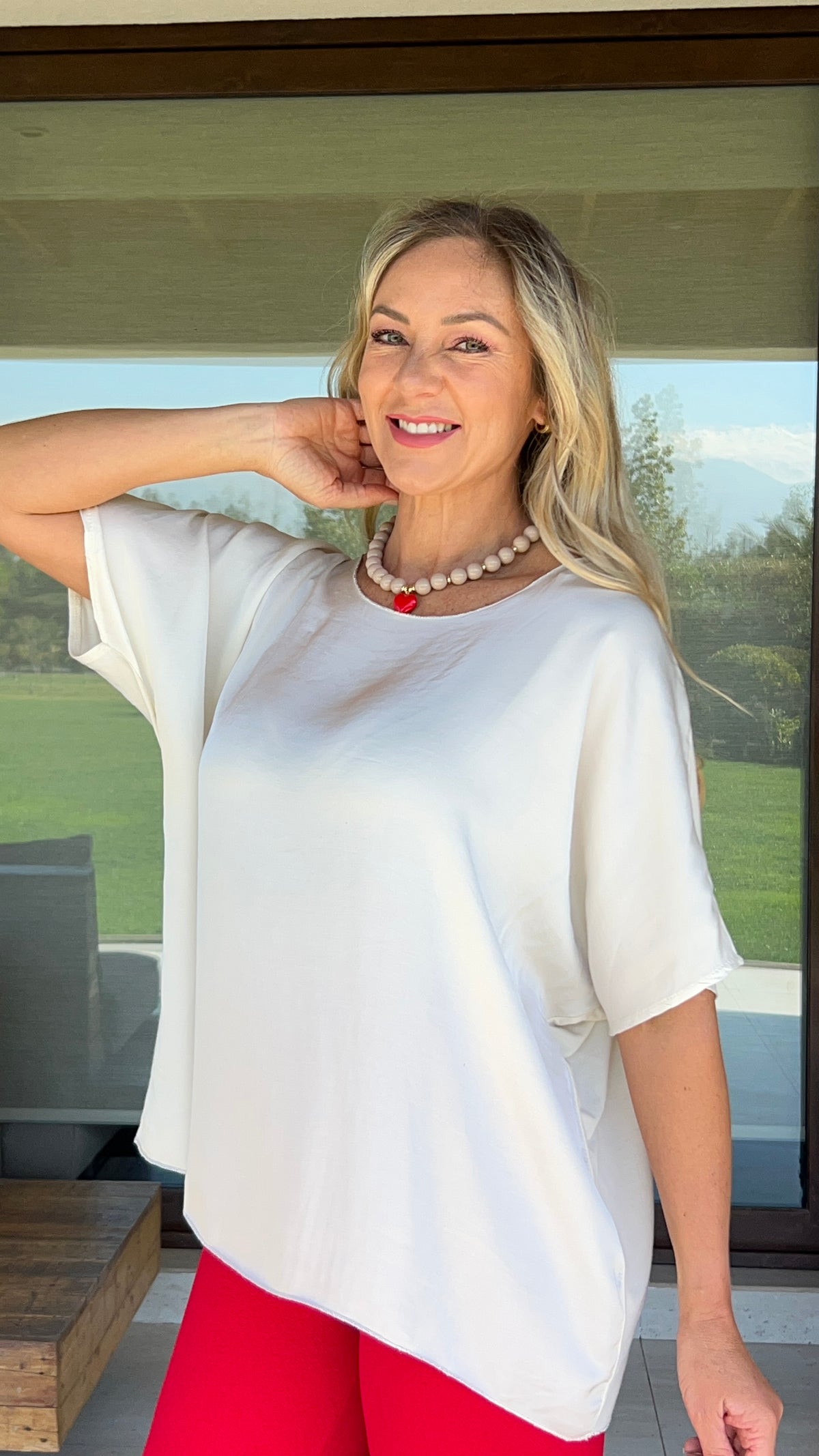 Blusa Perla Blanco Hueso