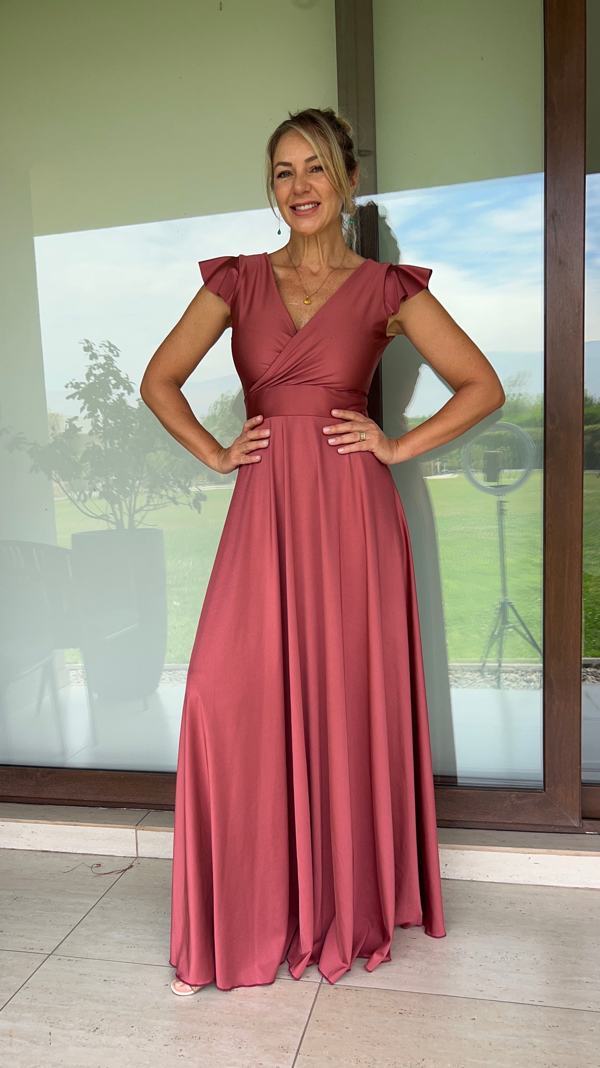 Vestido Isabella Dupont Salmón