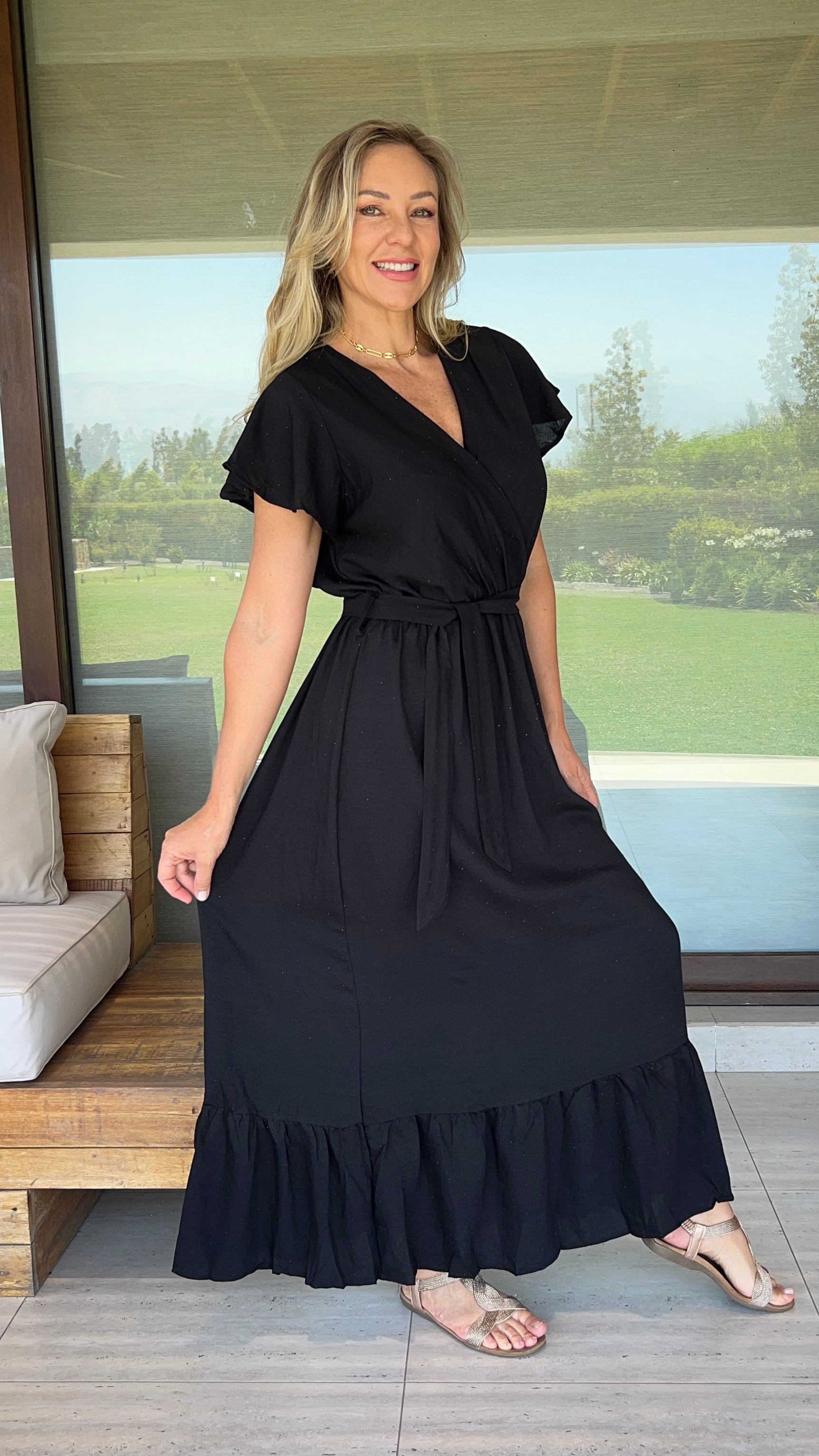 Vestido Magnolia Negro