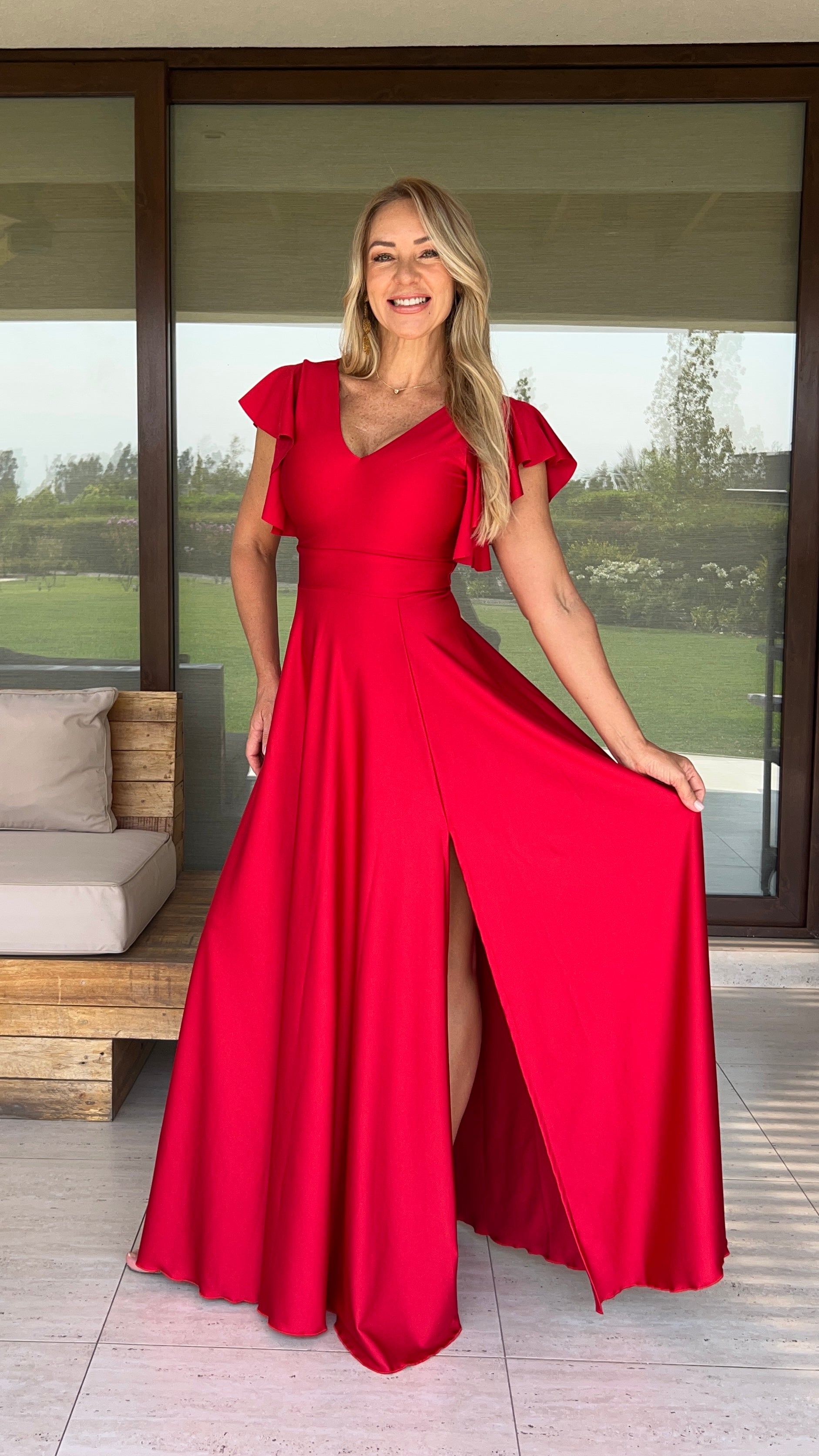 Vestido Lorenza Rojo