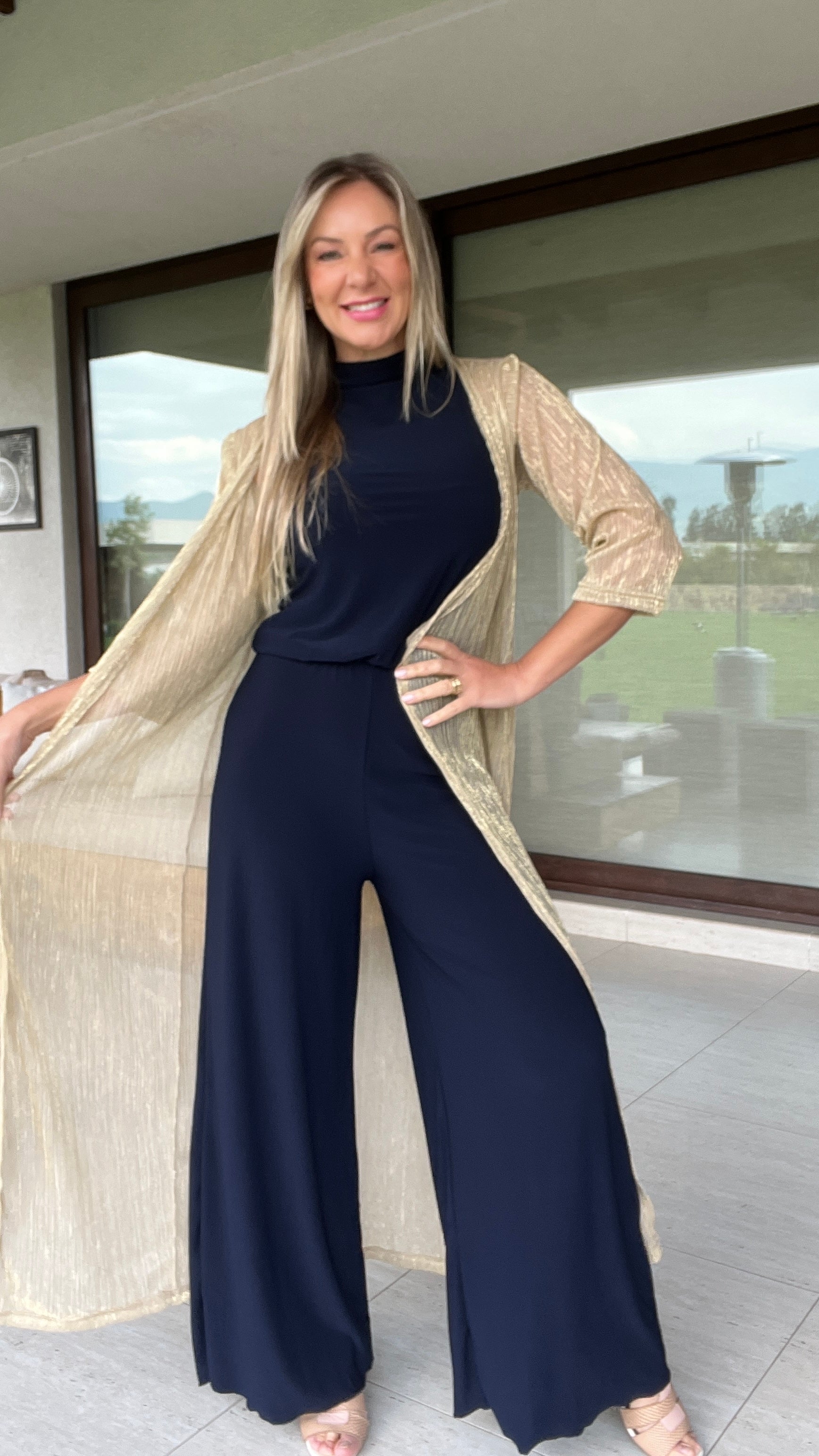 Kimono Dorado Vestidos Kimono Fiesta Kimono Gasa Kimonos Para