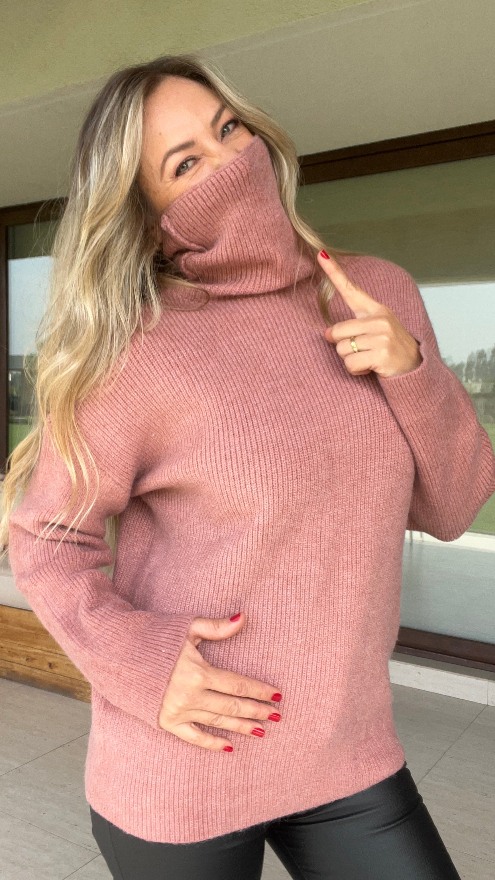 Sweater Matilda Palo Rosa