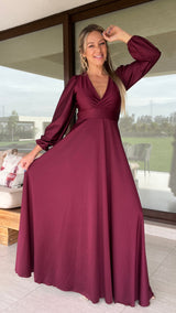 Vestido Lara Dupont Burdeos