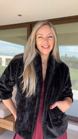 Abrigo Filippa Negro