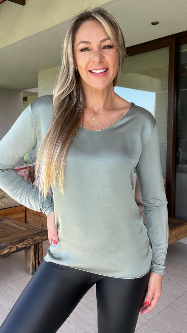Polera Maglia Verde