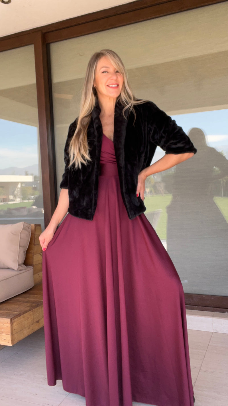 Abrigo Filippa Negro