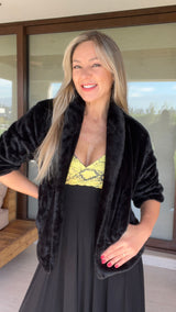 Abrigo Filippa Negro