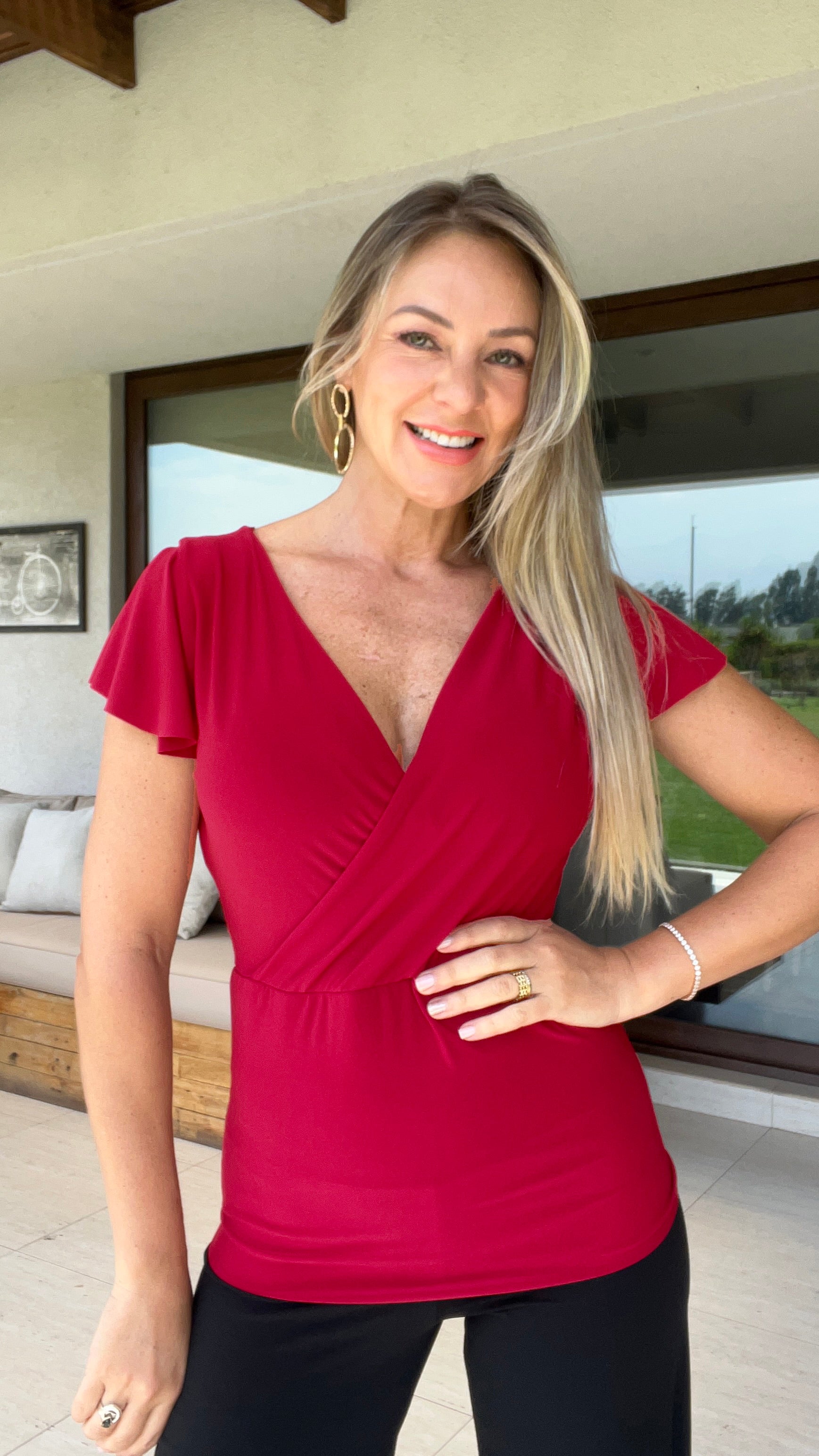 Maxipolera Ity Rojo Italiano