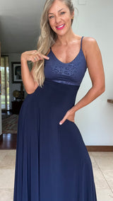 Bianca Print Azul Marino