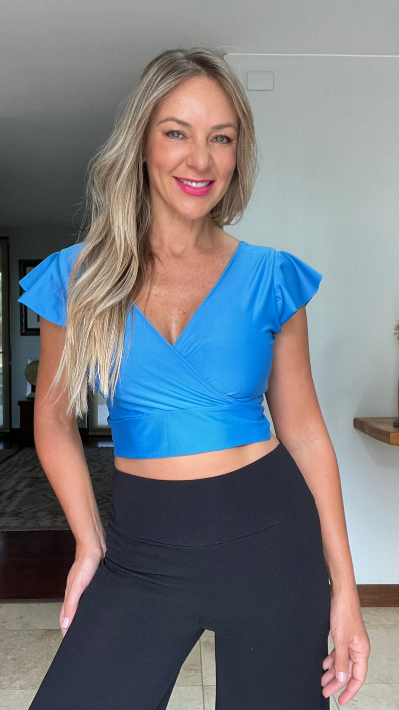 Croptop Antonia Dupont Azulino