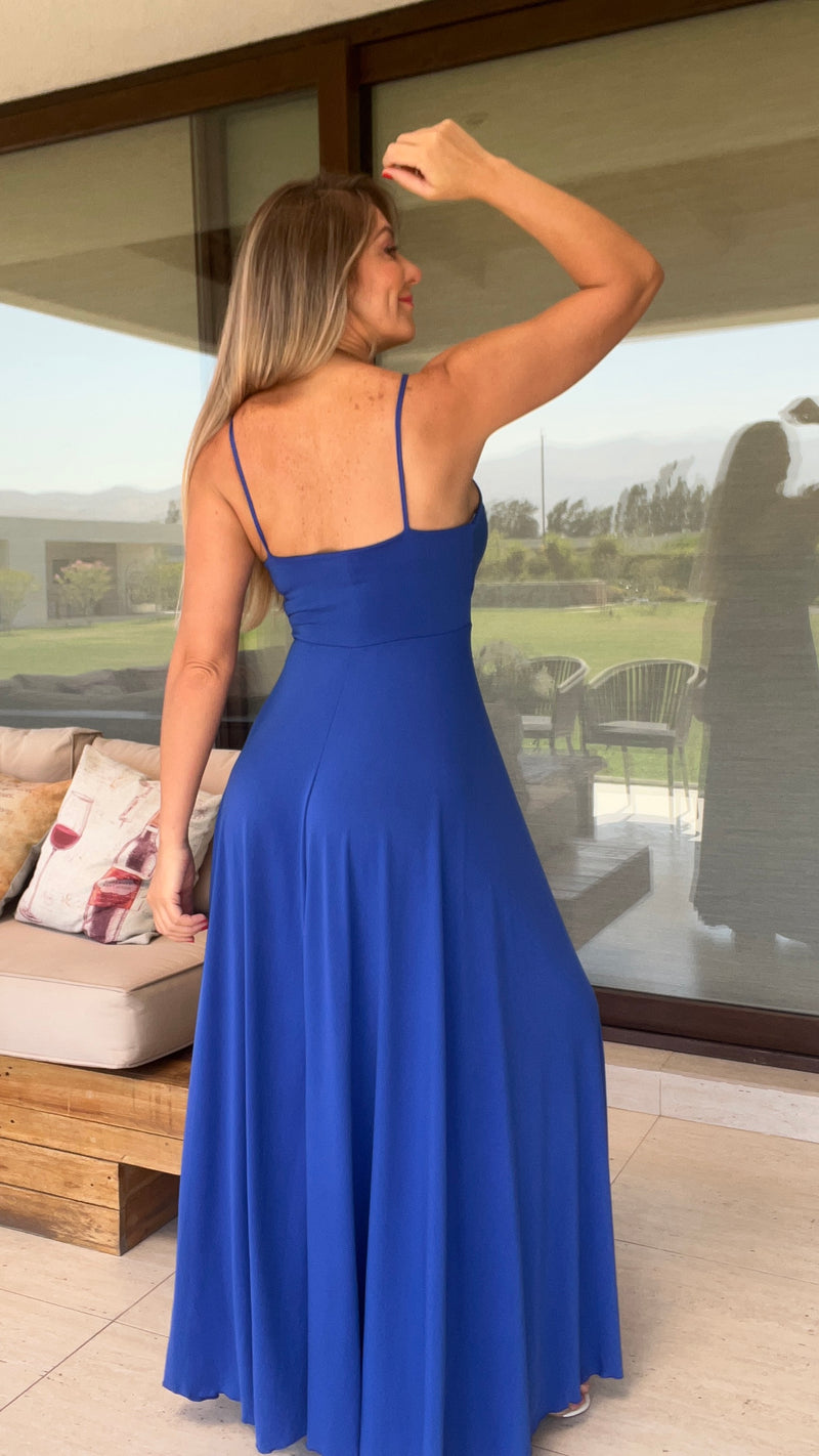 Vestido Amanda Ity Azul Rey
