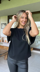 Camiseta Diana Volantes Negra