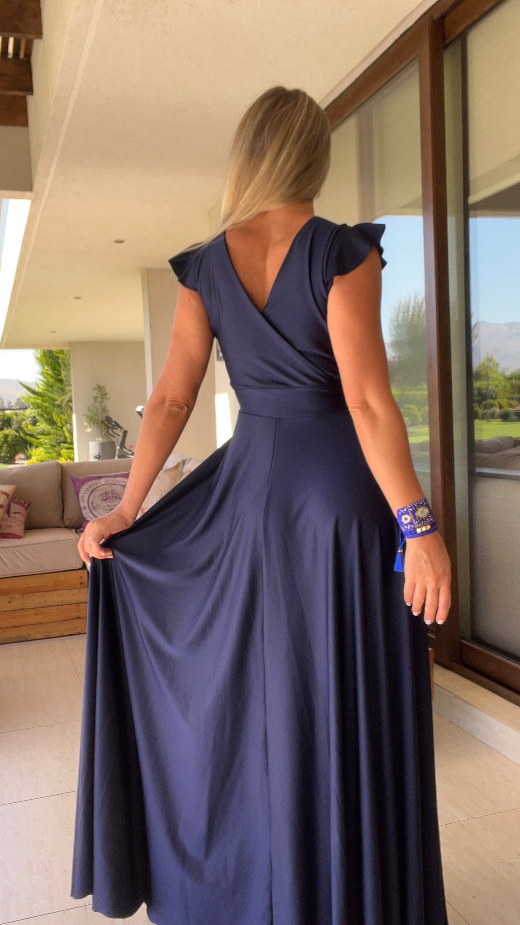 Vestido Isabella Dupont Azul Marino