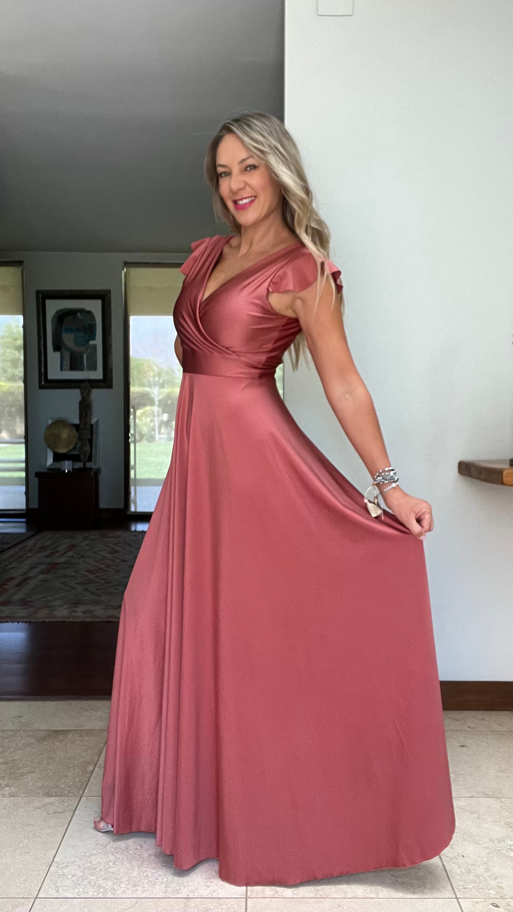 Vestido Isabella Dupont Salmón