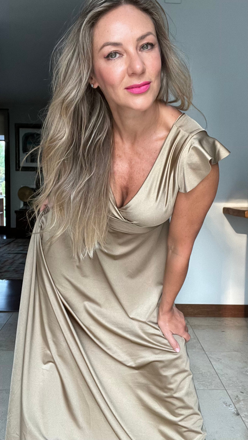 Vestido Isabella Dupont Gold