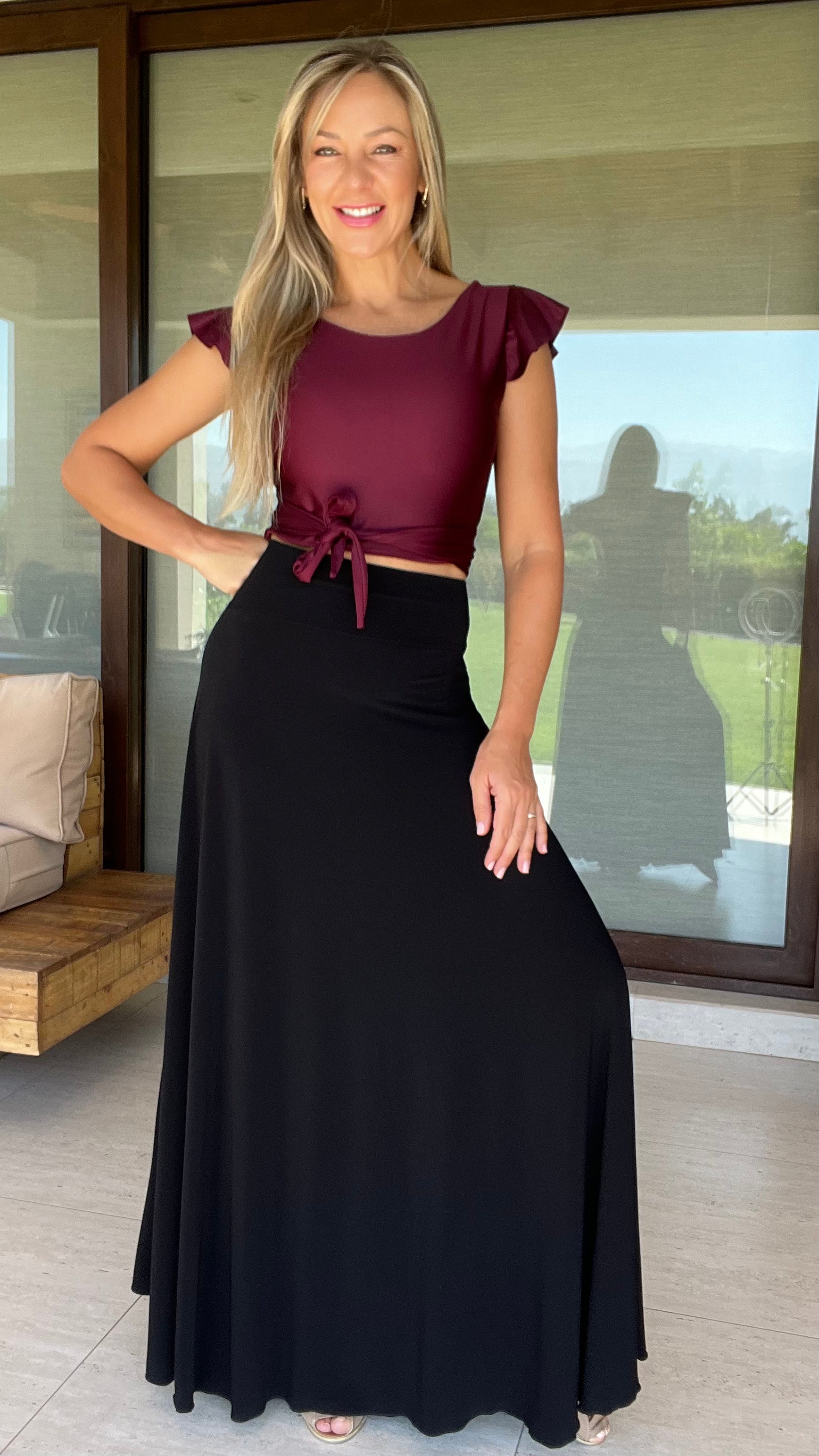 Falda larga mujer sale